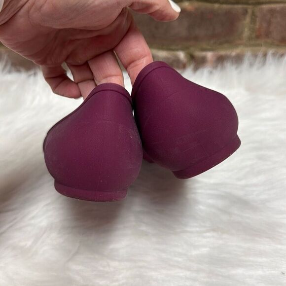 Crocs Womens Mammoth Magenta Pink Fleece Lined Pointed Toe Ballet Flats Size 9 - Picture 5 of 9